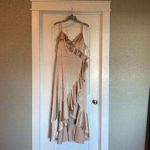 Champagne bridesmaid dress - Revelry